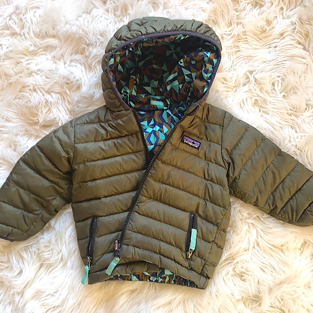 Patagonia coat jacket winter reversible puffer